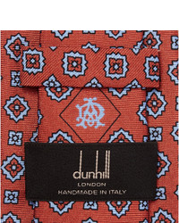 Dunhill Printed Mulberry Silk Tie