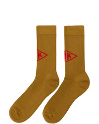 Han Kjobenhavn Tan Logo Socks