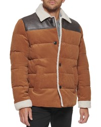 Levi's Corduroy High Pile Fleece Puffer Jacket
