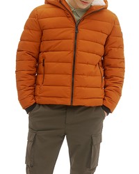 NOIZE High Pile Hooded Puffer Jacket