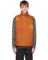 Tombogo Orange Brick Puffer Vest
