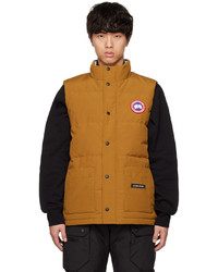 Canada Goose Tan Navy Freestyle Down Vest