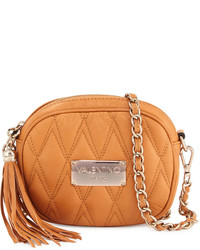 Valentino By Mario Valentino Nina Quilted Leather Crossbody Bag Miele