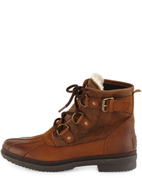 UGG Cecile Lace Up Weather Boot Chestnut