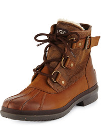 UGG Cecile Lace Up Weather Boot Chestnut