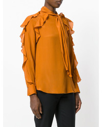 See by Chloe See By Chlo Ruffle And Tie Neck Blouse