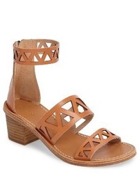 Soludos Perforated Ankle Strap Sandal