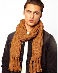 Pull&Bear Cable Scarf