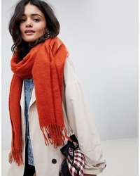 ASOS DESIGN Supersoft Long Woven Scarf With Tassels