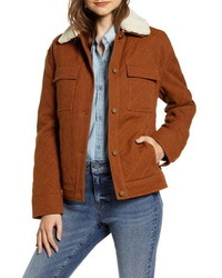 Pendleton Sidney Barn Coat With Faux Shearling Collar