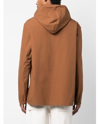 Jil Sander Hooded Cotton Overshirt