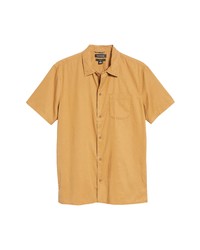 Treasure & Bond Washed Twill Button Up Shirt In Tan Dale At Nordstrom