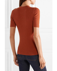 Tory Burch Taylor Ribbed Cashmere Sweater
