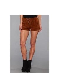 MinkPink Boot Scooting Shorts Shorts Brown