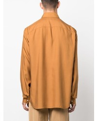 Bally Pointed Collar Silk Shirt