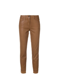 Luisa Cerano Cropped Slim Fit Trousers