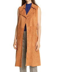 Theory Oaklane Long Suede Vest