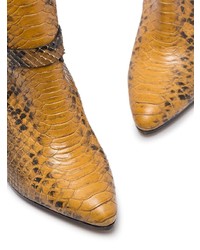 Isabel Marant Deane 75mm Snake Effect Cowboy Boots