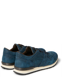 Tod's Panelled Nubuck Sneakers
