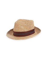 Lola Hats Tarboush Azure Raffia Hat