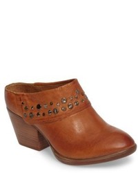 Tobacco Studded Mules