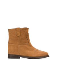 Via Roma 15 Contrast Stitch Ankle Boots
