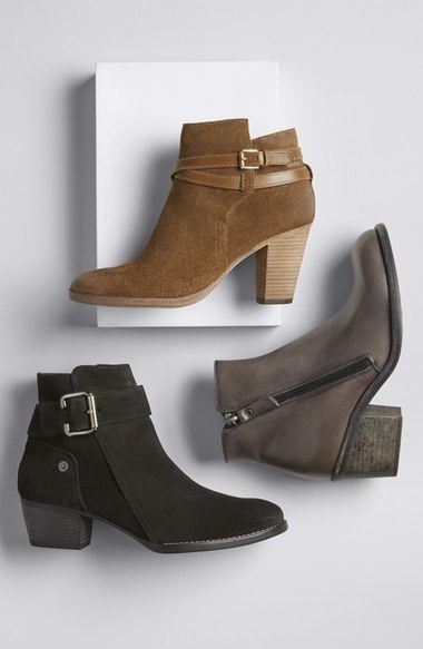 hayes block heel bootie