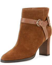 Jimmy Choo Hose Suede 80mm Bootie Canyon