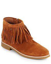Kate Spade Betsie Too Fringed Suede Ankle Boots