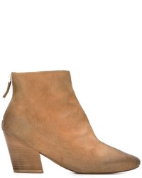 Marsèll Nocciola Zipped Ankle Boots
