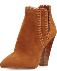Michael Kors Michl Kors Channing Whipstitch Suede Bootie