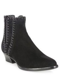 Michael Kors Michl Kors Collection Presley Whipstitched Suede Booties