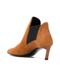 Lanvin Twisted Heel Ankle Boots