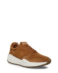 Tobacco Suede Athletic Shoes