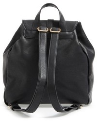 Sole Society Grier Double Flap Faux Suede Backpack