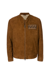 Fendi Logo Zipped Jacket