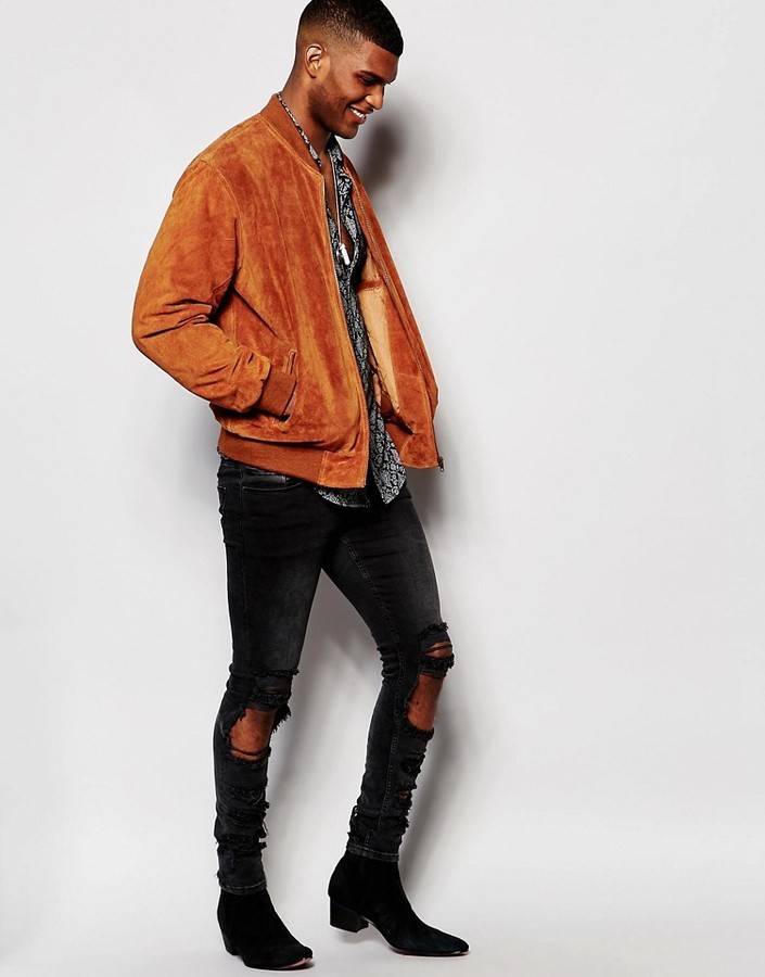 Bomber - Reclaimed Vintage by ASOS Rollneck - Men's LifeStyle Blog