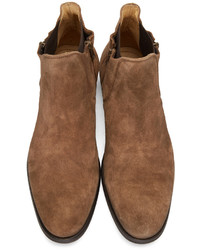 H By Hudson Brown Suede Mitchell Boots