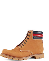 Gucci Marland Suede Hiking Boot Wweb Detail
