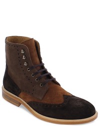 Tobacco Suede Casual Boots