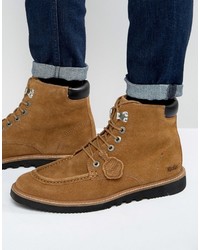 Kickers Kwamie Suede Lace Up Boots