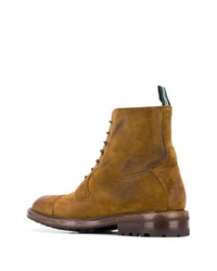 Green George Lace Up Ankle Boots