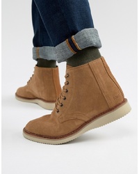 Toms Porter Water Resistant Lace Up Boots In Brown