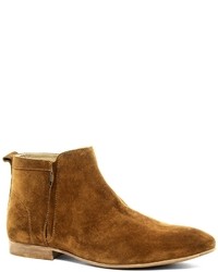 Asos Boots With Double Zip Opening Tan