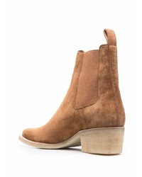 Amiri Chelsea Crepe Suede Ankle Boots
