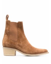 Amiri Chelsea Crepe Suede Ankle Boots