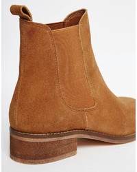 Asos Collection Attribute Suede Chelsea Ankle Boots