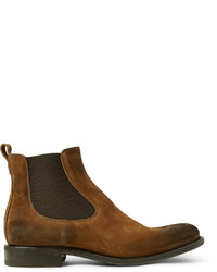 Okeeffe Bristol Distressed Suede Chelsea Boots