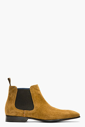 mens camel suede chelsea boots