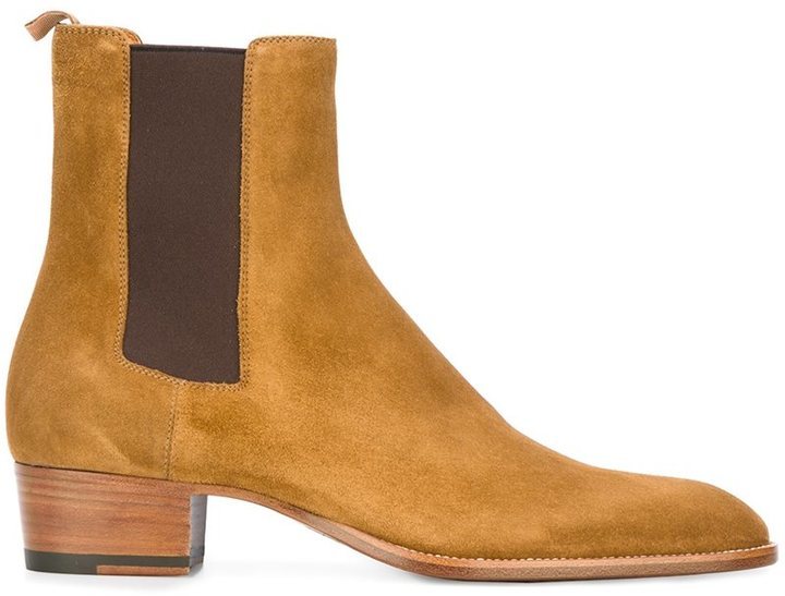 Saint Laurent Wyatt Chelsea Boots, $945 